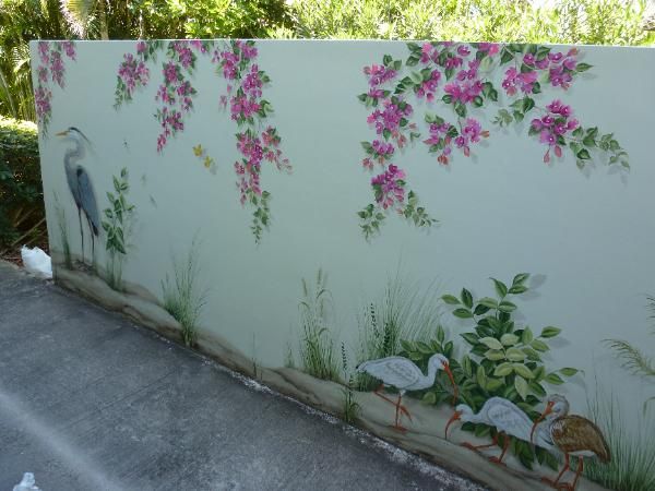 Garden Wall Design Paint